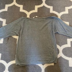 Lightweight boat neck sweater